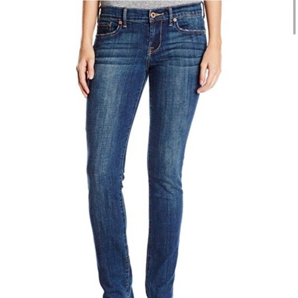Lucky Brand Women’s Size 6/28 Sweet N Low Mid Rise Dark Wash Denim Blue… - Picture 1 of 12